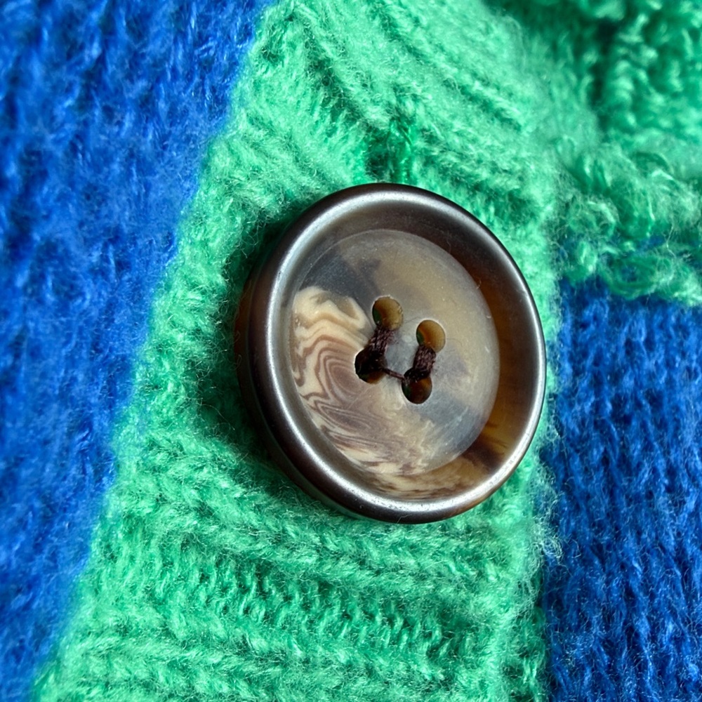 Chunky Checkered Cardigan - Picture 4 of 7